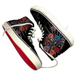 Vans Shoes 12 Sk8-Hi Dia De Los Muertos Glow in the Dark Sneakers W11/M9.5